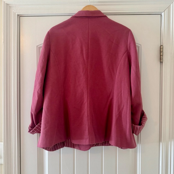 41 Hawthorn Rose Pink Blazer Jacket 3X | Stitch Fix Tailored Chic - Picture 3 of 10